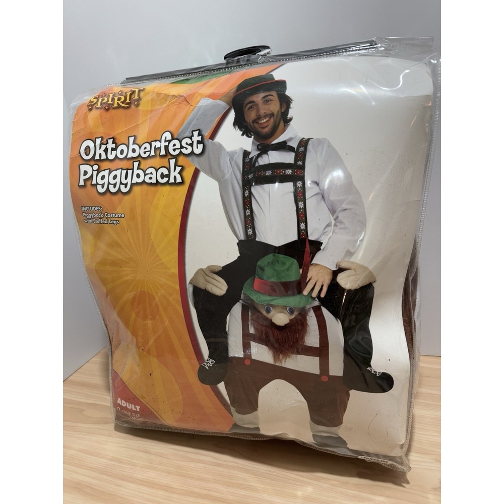 Spirit Halloween Oktoberfest Piggyback Costume Stuffed Legs Ride-Along One Size